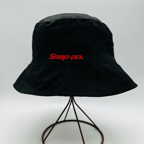 Snap On Tools Black and Red Logo Bucket Hat New Without Tags - Picture 5 of 8